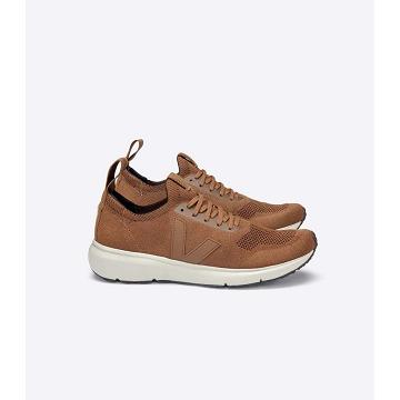 Women's Veja STYLE 2 V-KNIT VEJA X RICK OWENS Running Shoes Brown | ZA 405BEX